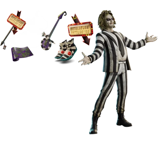 Lote de Beetlejuice fortnite pack