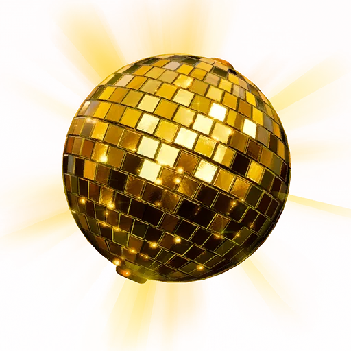 Sac à Dos Boule disco dorée