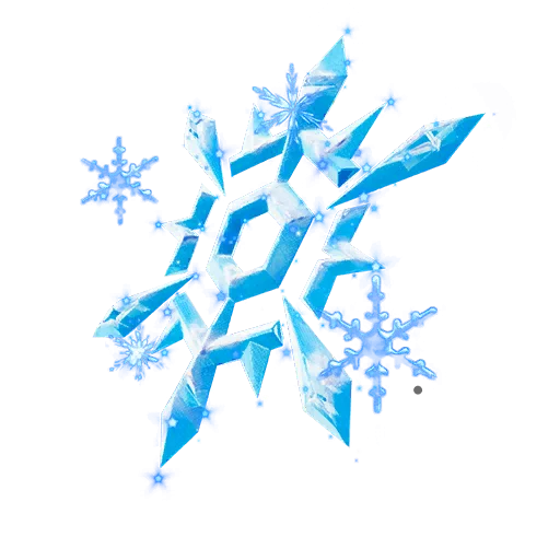 Back Bling Snow Crystal