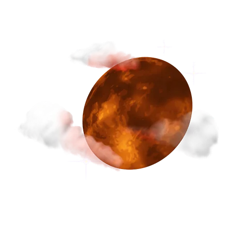 Luna di sangue crescente