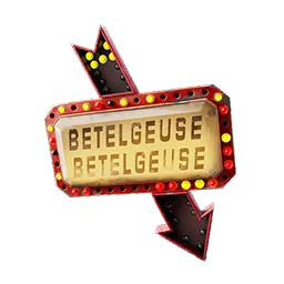 Placa do Beetlejuice