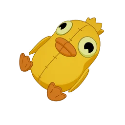 Mochila Peluche Patito Momo