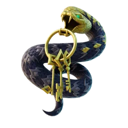 Porte-clés serpentin