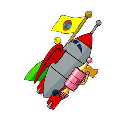 Back Bling Duck Dodgers' Rocket