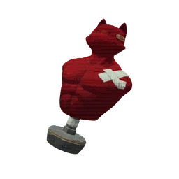 Back Bling Meowscles Training Bust