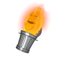 Sac à Dos Feu de poubelle parlant