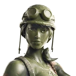 Skin Guerrière de plastique