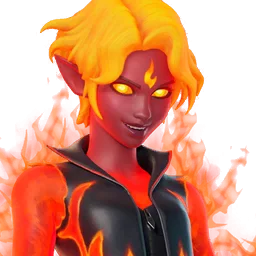 Skin Dama Centelha Flamejante