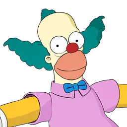 Skin Krusty el Payaso