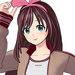 Skin KizunaAI sportiva