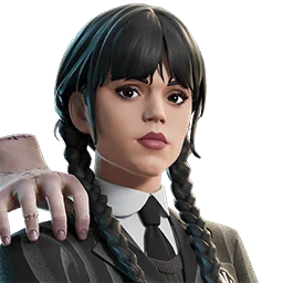Wednesday Addams skin fortnite item shop