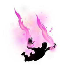 Pink Pony Plummet contrail