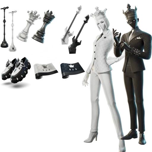 Lote Reino del ajedrez fortnite pack