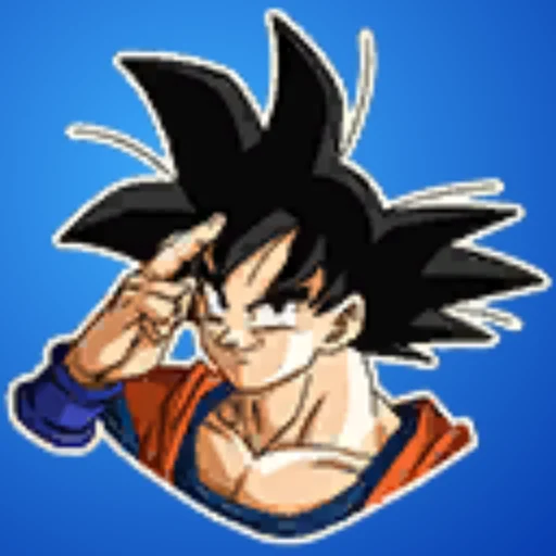  Goku souriant