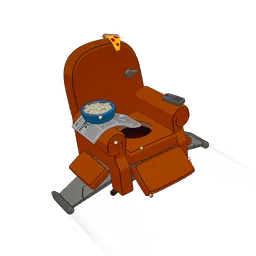 Ala Delta Sillón reclinable inodoro para el perezoso