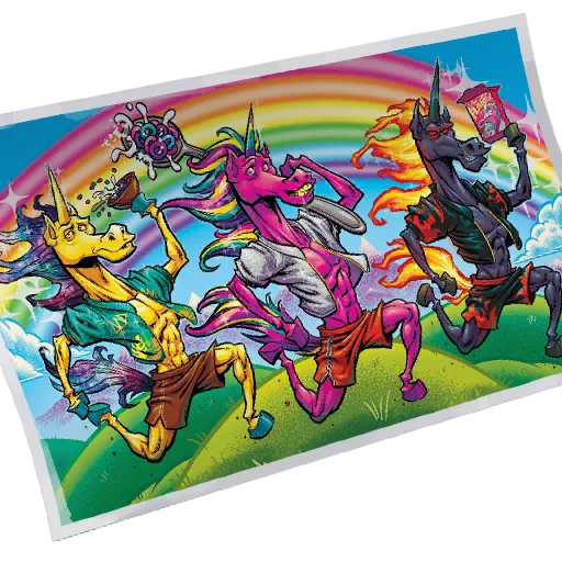  Unicornios desfilando