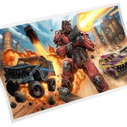  Servoarmadura T-60 en llamas