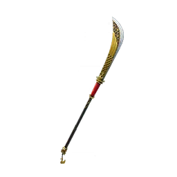 Naginata dorée