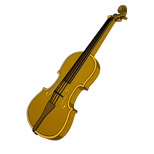 Pioche Violon en or