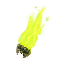 Piccone Fiamma verde rovente