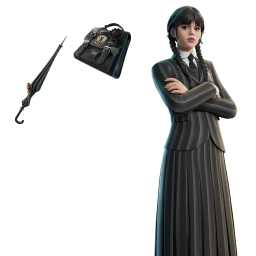 Wednesday Bundle fortnite pack