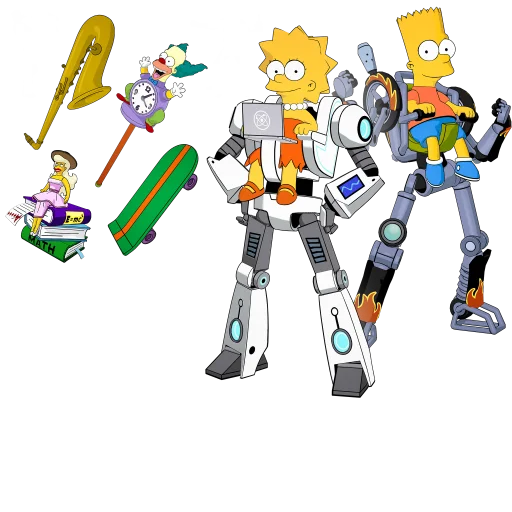 Lote Bart y Lisa Simpson fortnite pack