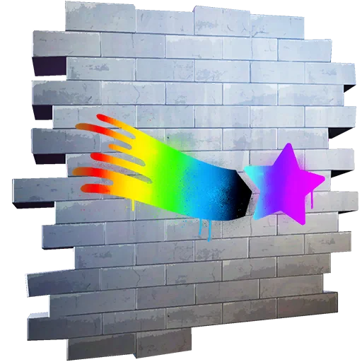Bunter Stern spray