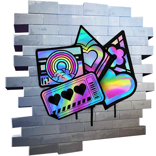 Farbenfrohe Andenken spray