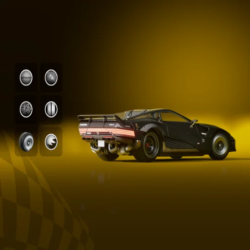 Quadra Turbo-R V-Tech de Cyberpunk fortnite pack