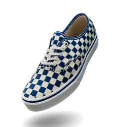 Chaussures Vans Authentic Checkerboard Blue/White
