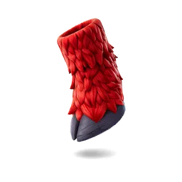 Blutrote Hufe fortnite schuhe