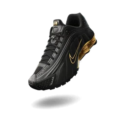 Shoes Nike Shox R4 'Black/Gold'