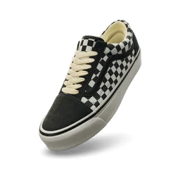 Chaussures Vans Premium Old Skool Checkerboard Black/White