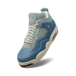 Tênis Air Jordan 4 'Sail/Worn Blue'