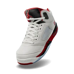 Tênis Air Jordan 5 Retro OG 'Black Tongue/Fire Red'