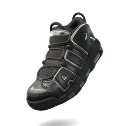 Shoes Nike Air More Uptempo 'Black/Silver'