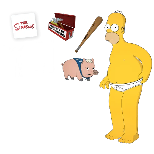 Lote Homero al natural y Puerquito fortnite pack