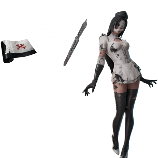 Pacotão Enfermeira Nevermore fortnite pacotão