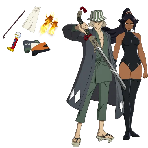 Bundle Yoruichi Shihoin e Kisuke Urahara fortnite bundle