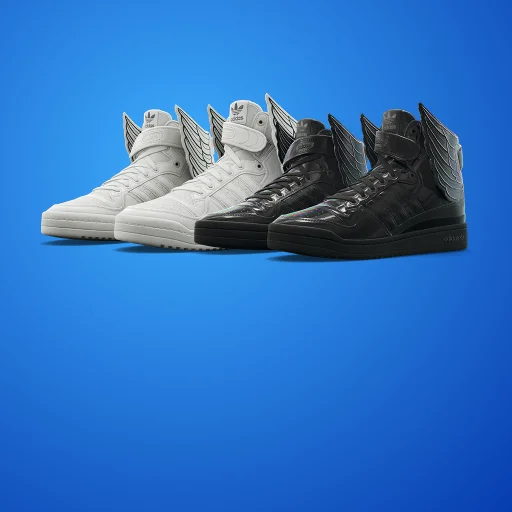 Pack adidas Forum JS Wings Black Opal et White