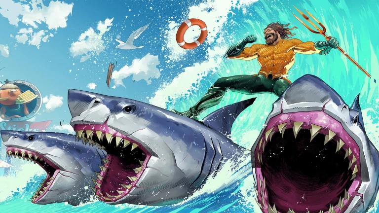 Télécharger Aquaman Fortnite Wallpaper 4k 2