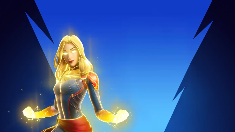 Baixar Capitã Marvel Fortnite Wallpaper 4k 3