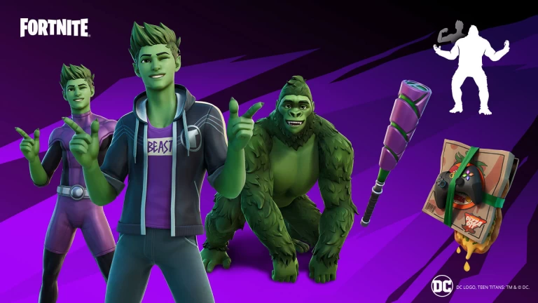 Scarica Bundle Beast Boy Fortnite Sfondo 4k 1