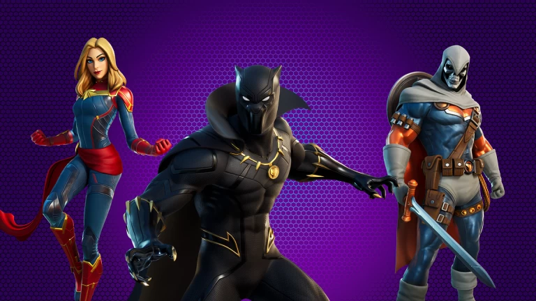 Baixar Capitã Marvel Fortnite Wallpaper 4k 1