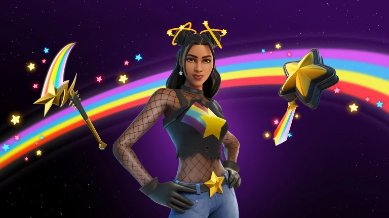 Download Celeste Fortnite Wallpaper 4k 1