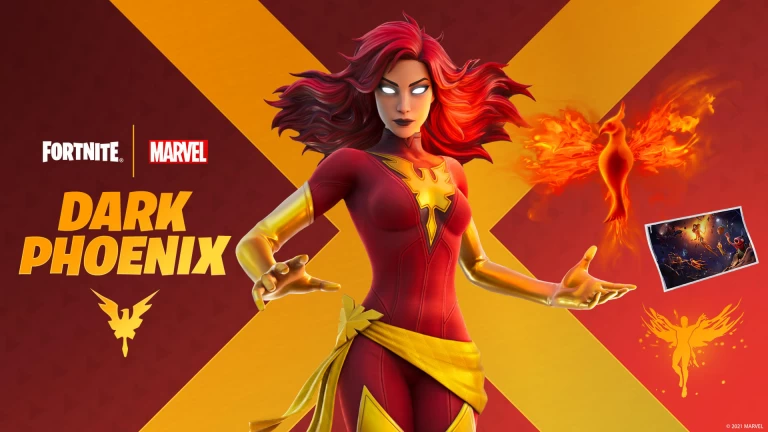 Download Dark Phoenix Fortnite Wallpaper 4k 1