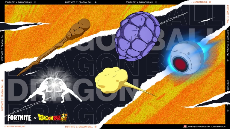 Scarica Bundle attrezzatura Dragon Ball Fortnite Sfondo 4k 1