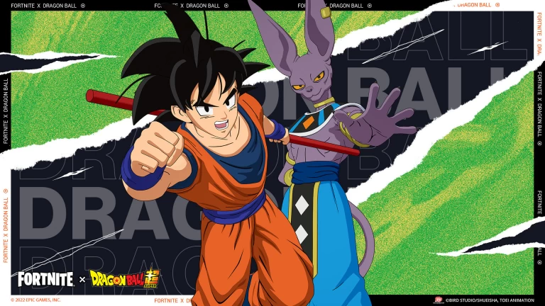 Scarica Pacchetto Goku e Beerus Fortnite Sfondo 4k 1