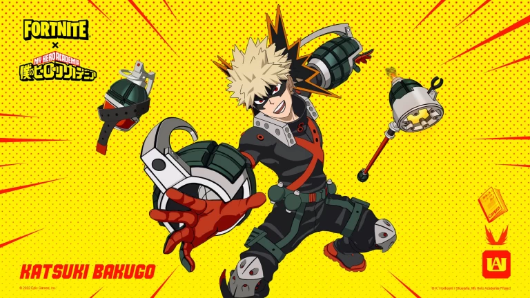 Descargar Katsuki Bakugo Fortnite Fondo de Pantalla 4k 1