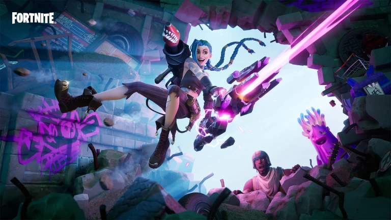 Descargar LOTE JINX ARCANE Fortnite Wallpaper 4k 3